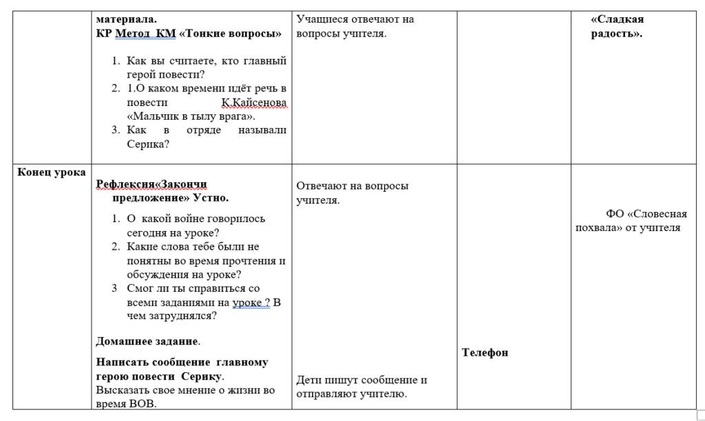 К.Кайсенов «В тылу врага»