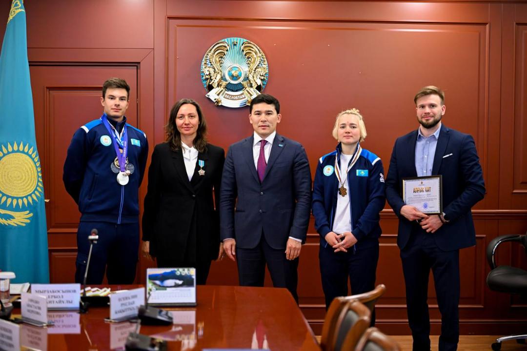 Ербол Мырзабосынов Олимпиада үміткерлерімен кездесті
