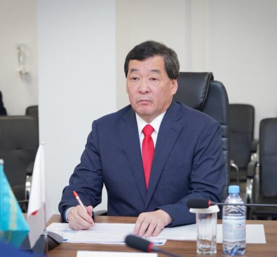 Министр науки и высшего образования Саясат Нурбек провел встречу с послом Японии в Казахстане