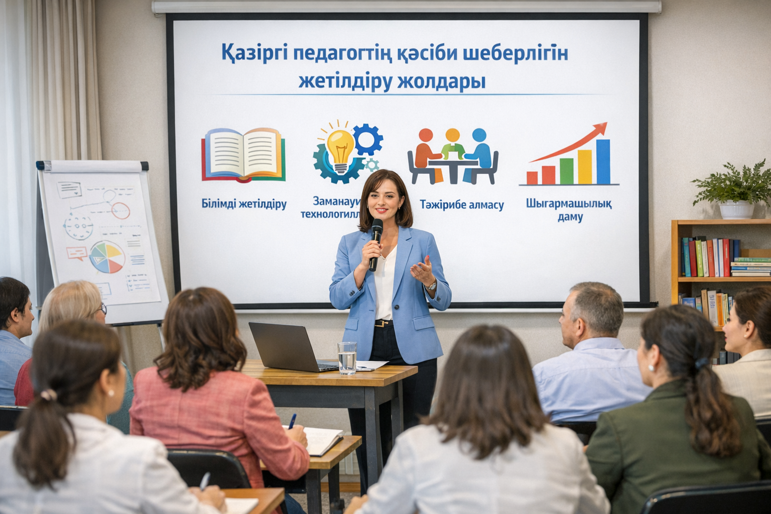 "Қазіргі педагогтің кәсіби шеберлігін жетілдіру жолдары"